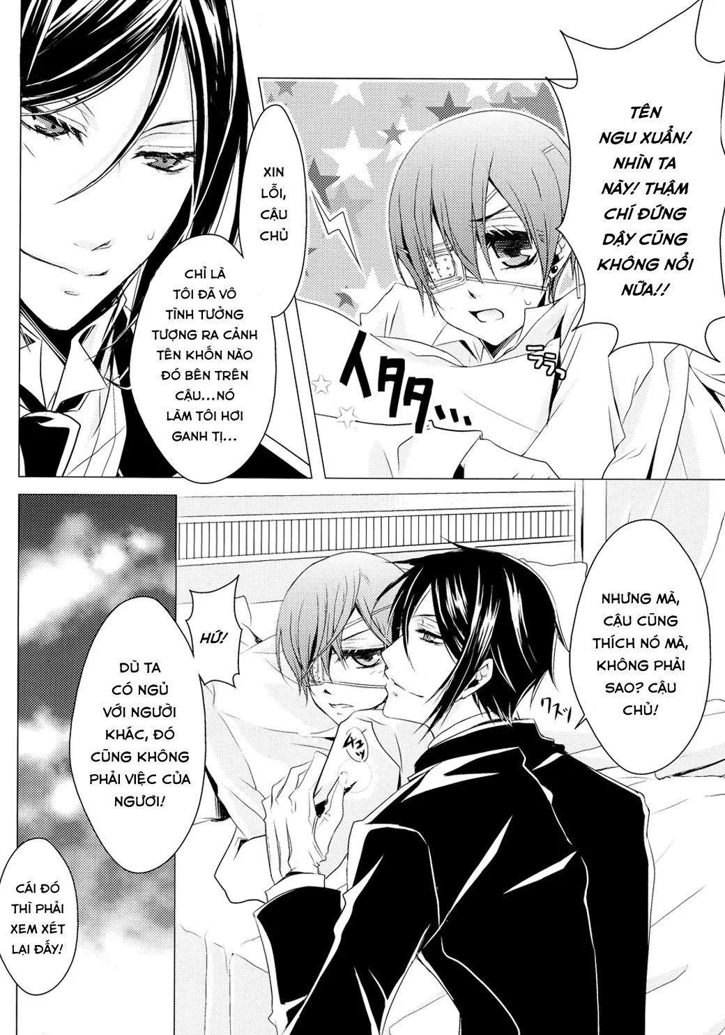 HentaiVN.net - Ảnh 25 - Shiyoiunin to Inu (Kuroshitsuji) [Employee and Dog] - Chap 1