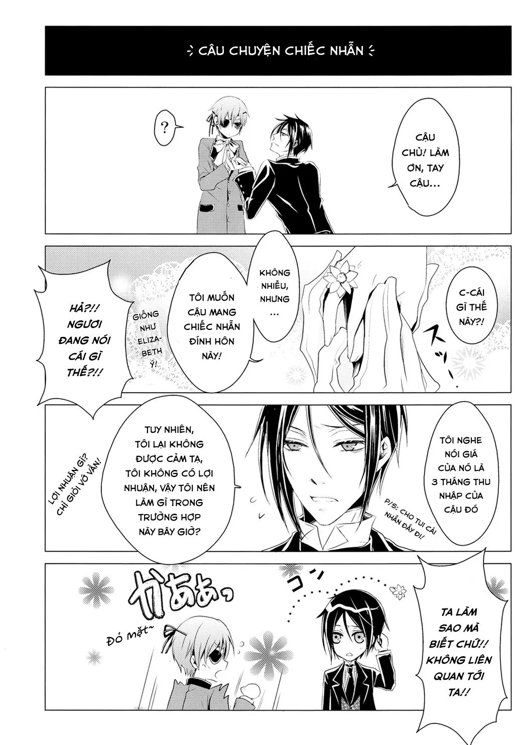 HentaiVN.net - Ảnh 28 - Shiyoiunin to Inu (Kuroshitsuji) [Employee and Dog] - Chap 1