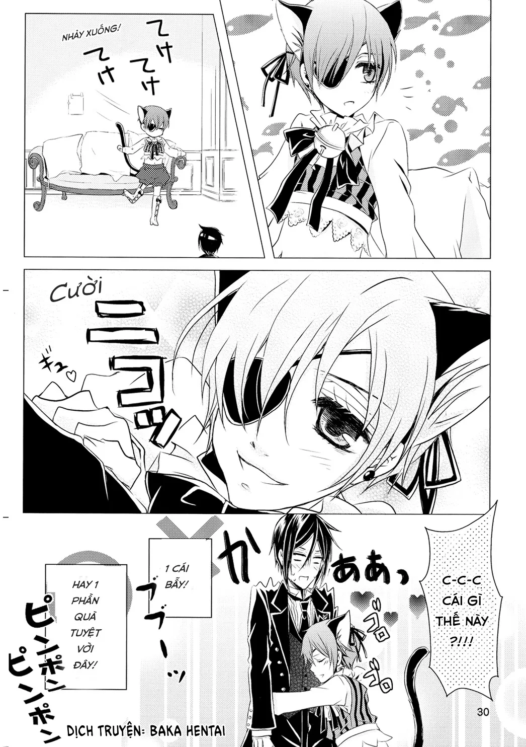 HentaiVN.net - Ảnh 31 - Shiyoiunin to Inu (Kuroshitsuji) [Employee and Dog] - Chap 1