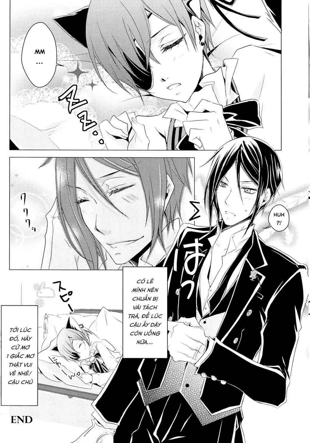 HentaiVN.net - Ảnh 33 - Shiyoiunin to Inu (Kuroshitsuji) [Employee and Dog] - Chap 1