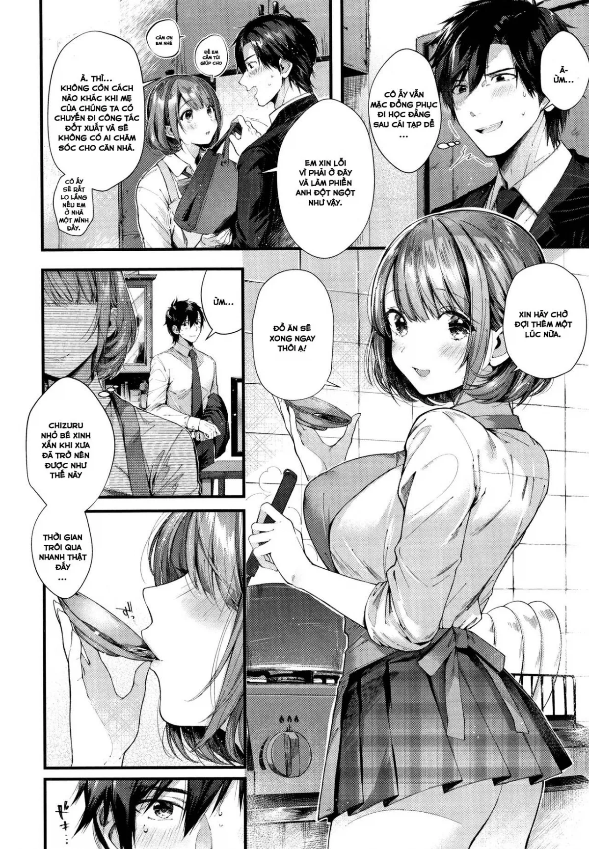 HentaiVN.net - Ảnh 3 - Teryouri to Koigokoro - Chap 1
