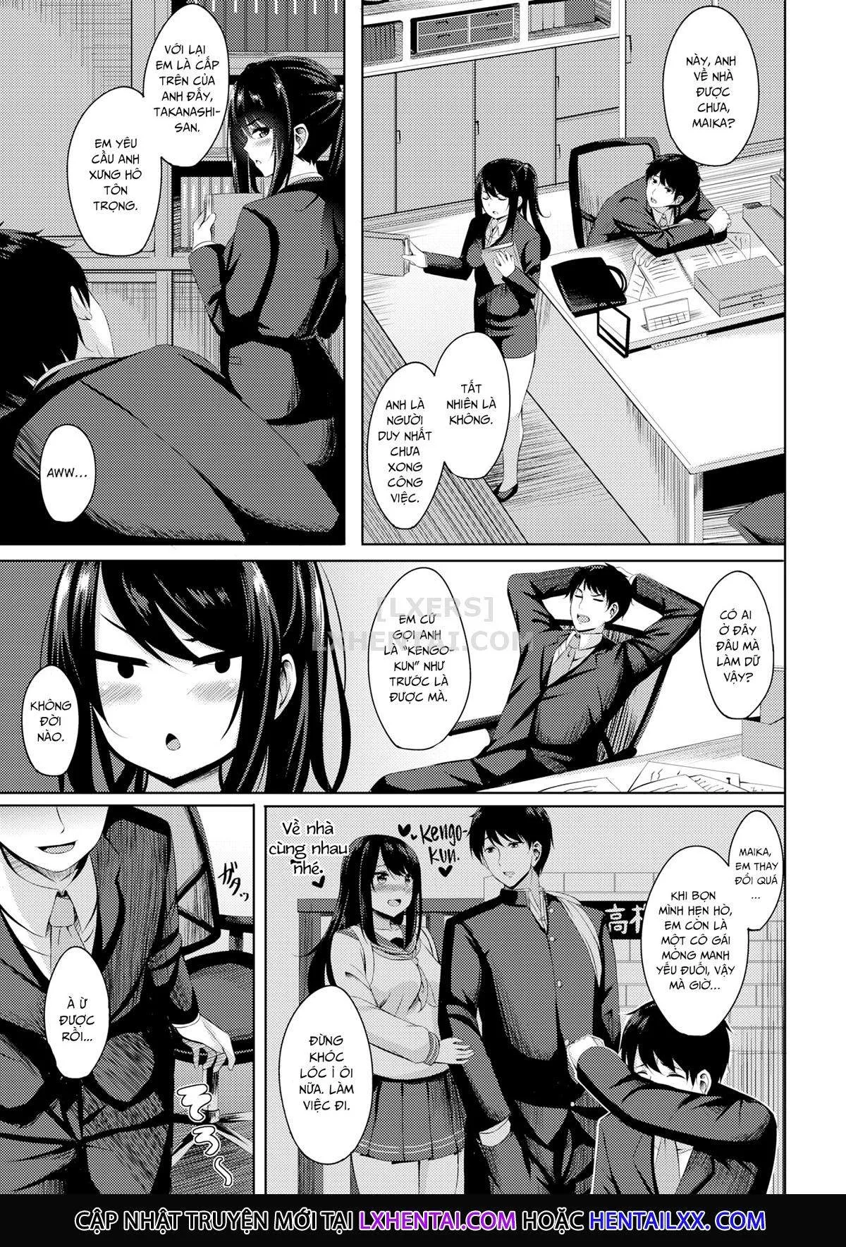 HentaiVN.net - Ảnh 5 - The Face Deep Beneath the Mask [Weekly Kairakuten 2020-08] - Chap 1