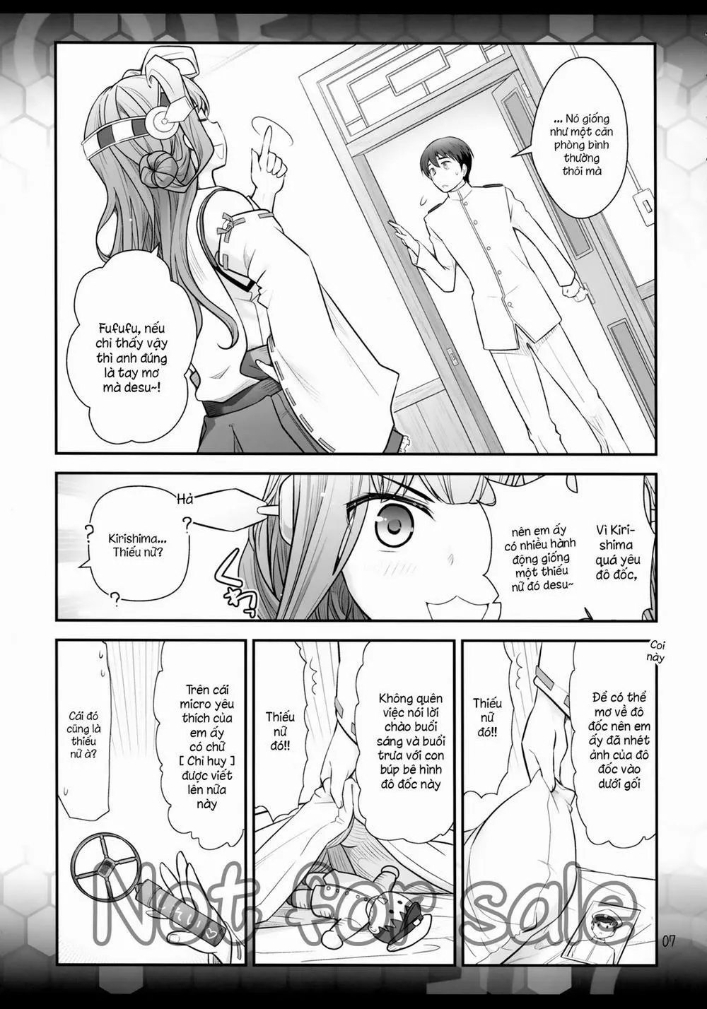 HentaiVN.net - Ảnh 8 - Kirishima Ni Kokuhaku Shitara Naze Ka Kirerare, Sonogo Mechakucha SEX Shita Hanashi (Kancolle) - Chap 1