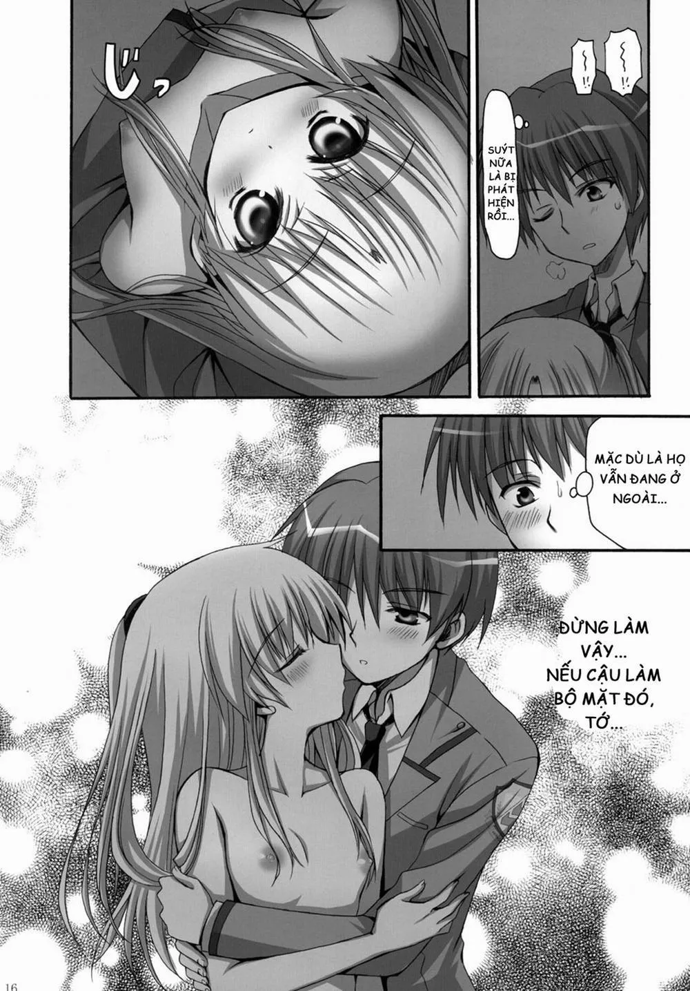 HentaiVN.net - Ảnh 15 - Tenshi-chan To Ecchi (Angel Beats) - Chap 1