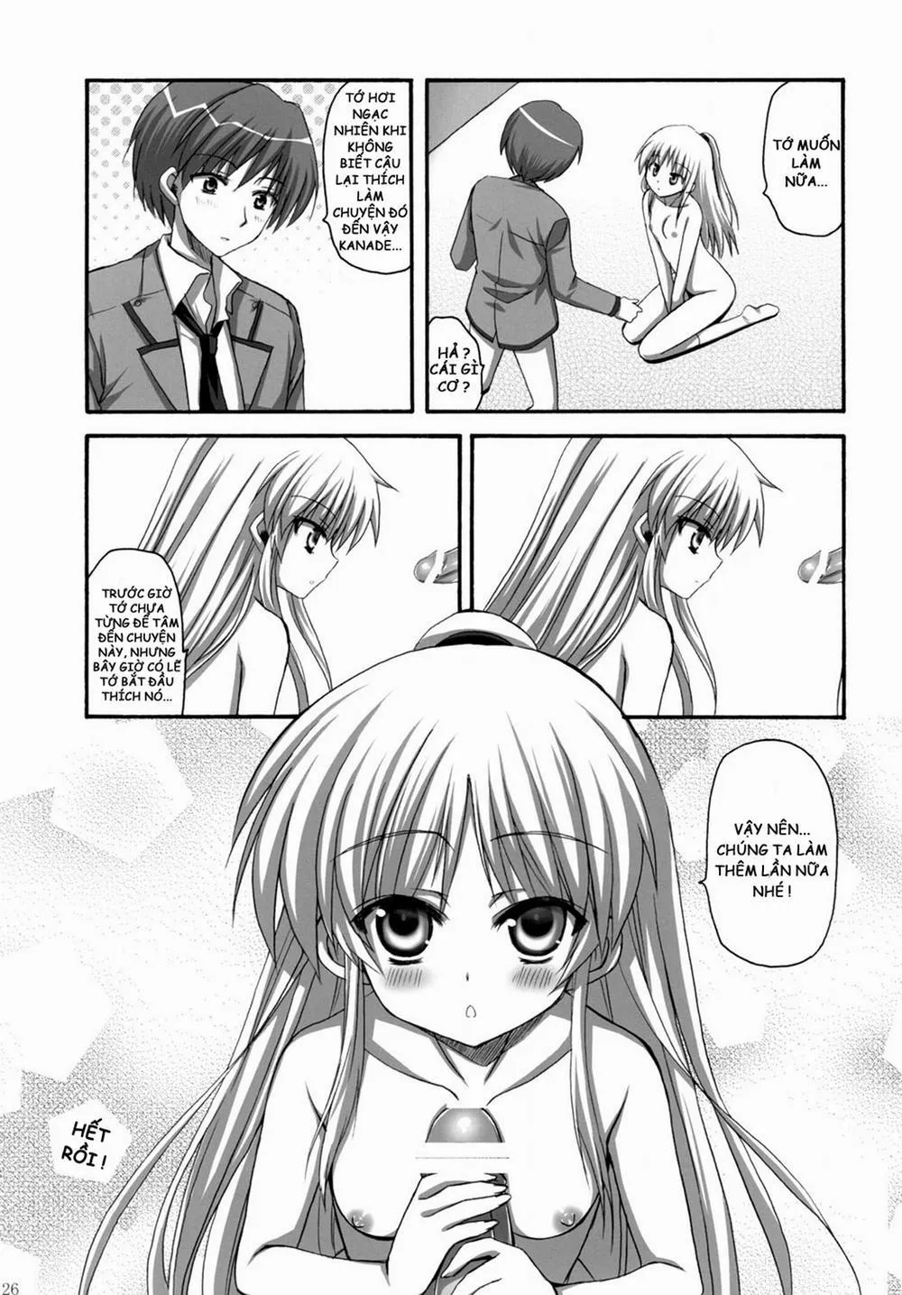 HentaiVN.net - Ảnh 25 - Tenshi-chan To Ecchi (Angel Beats) - Chap 1