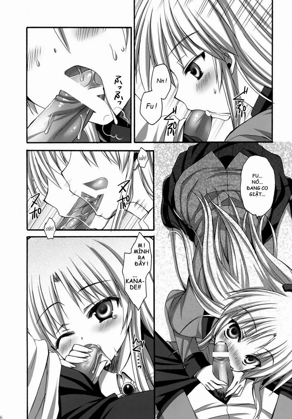 HentaiVN.net - Ảnh 5 - Tenshi-chan To Ecchi (Angel Beats) - Chap 1