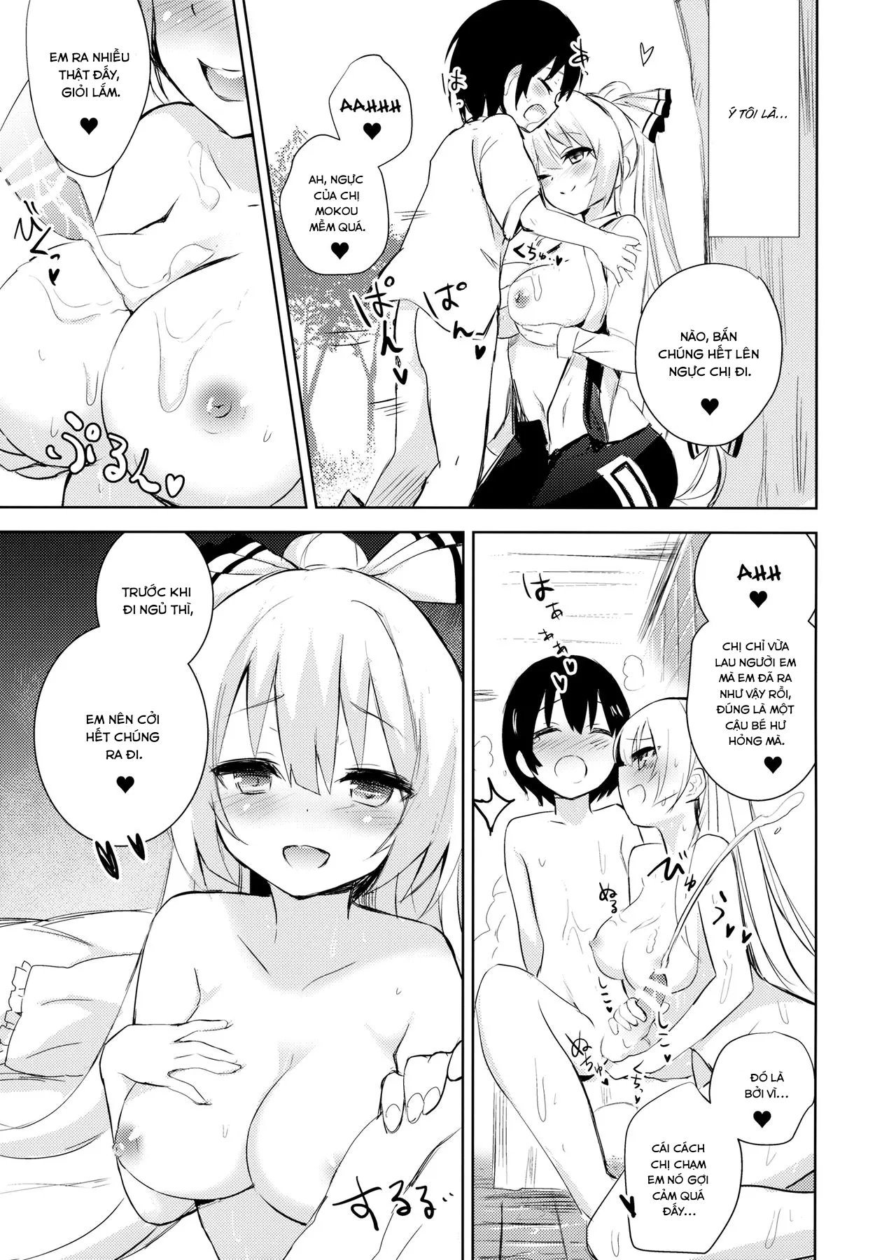 HentaiVN.net - Ảnh 11 - Chị Mokou và shota(Touhou Project) [Mokou Onee-chan to Shota ga Ecchi Suru Hon(Touhou Project)] - Chap 1