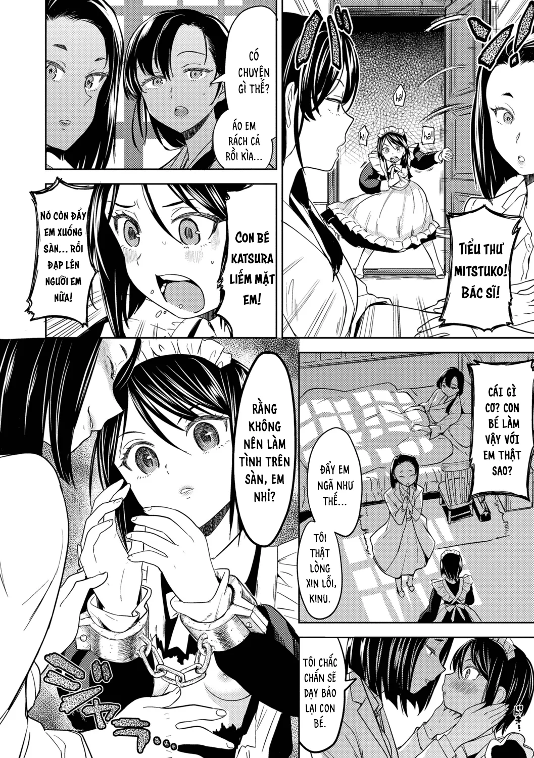 HentaiVN.net - Ảnh 9 - Mochizuki Ketsueki Kenkyuujo no Musume - Chap 1