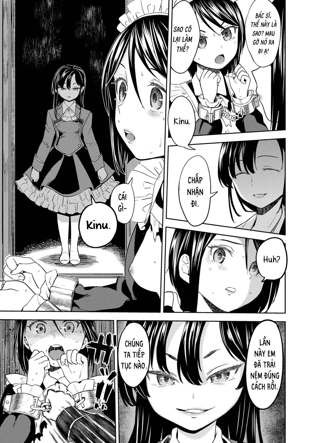 HentaiVN.net - Ảnh 10 - Mochizuki Ketsueki Kenkyuujo no Musume - Chap 1