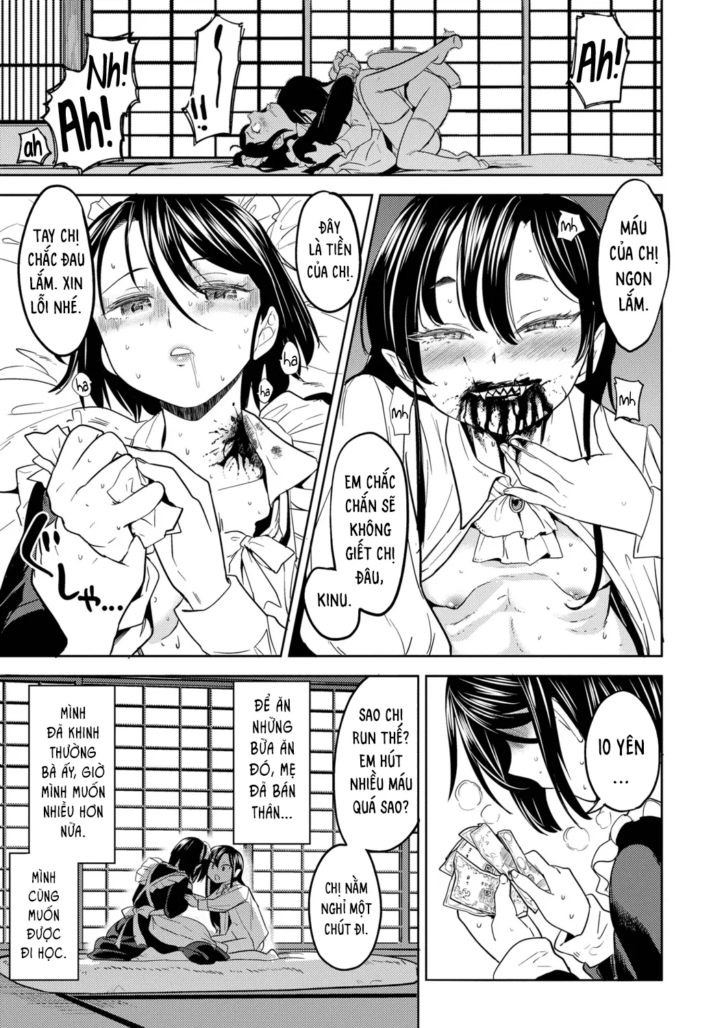 HentaiVN.net - Ảnh 22 - Mochizuki Ketsueki Kenkyuujo no Musume - Chap 1