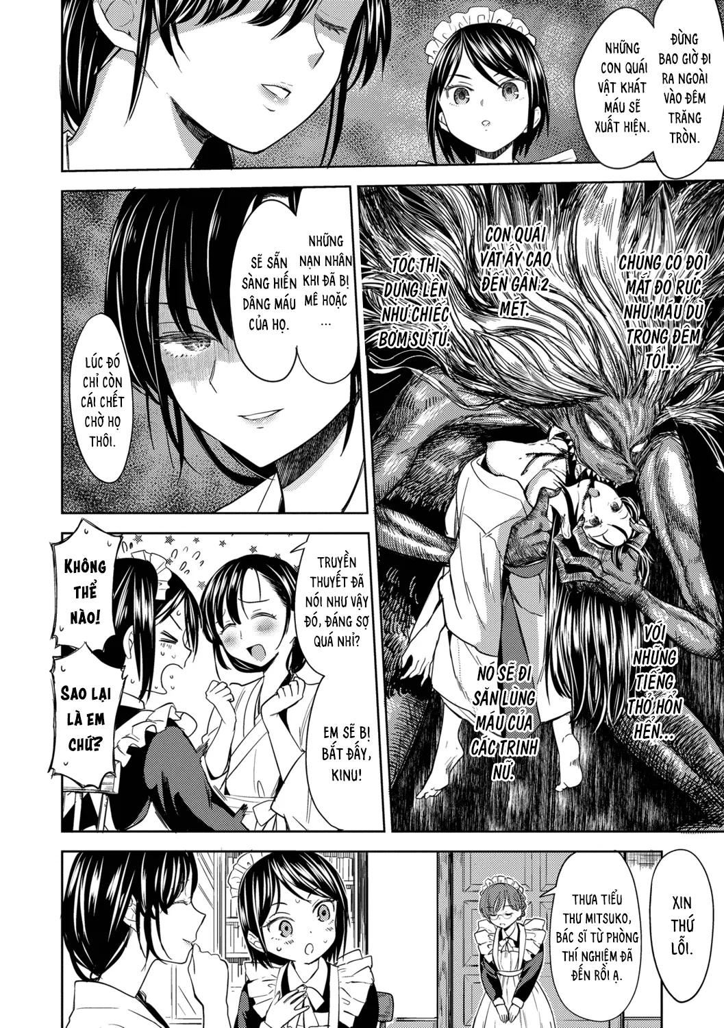 HentaiVN.net - Ảnh 6 - Mochizuki Ketsueki Kenkyuujo no Musume - Chap 1