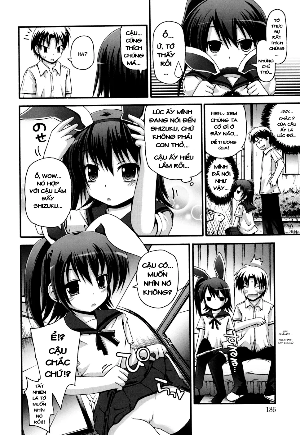 HentaiVN.net - Ảnh 8 - Hanikami Rabitto [Bashful Rabbit] - Chap 1
