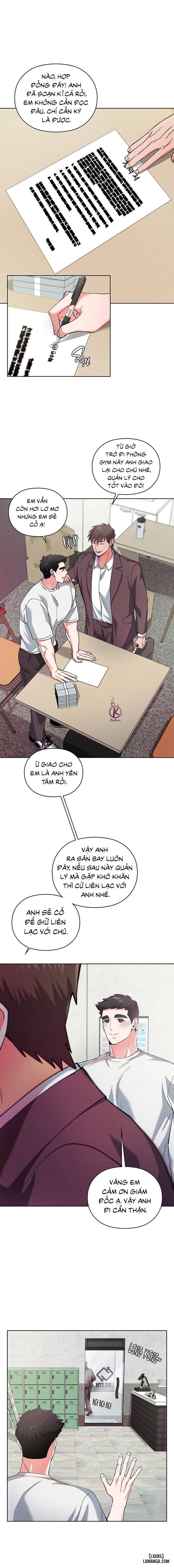 HentaiVN.net - Ảnh 10 - Nâng tạ cùng anh không em? - Chap 4
