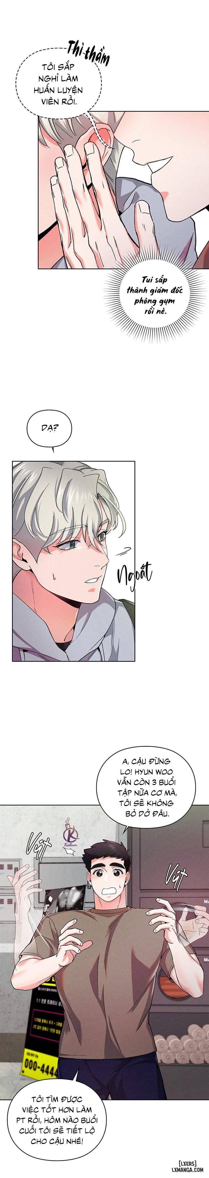HentaiVN.net - Ảnh 8 - Nâng tạ cùng anh không em? - Chap 4