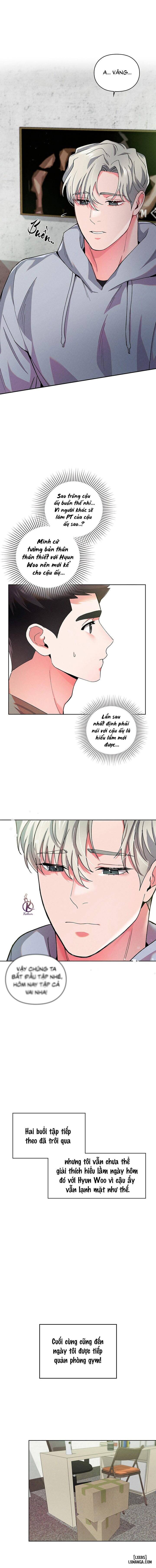 HentaiVN.net - Ảnh 9 - Nâng tạ cùng anh không em? - Chap 4