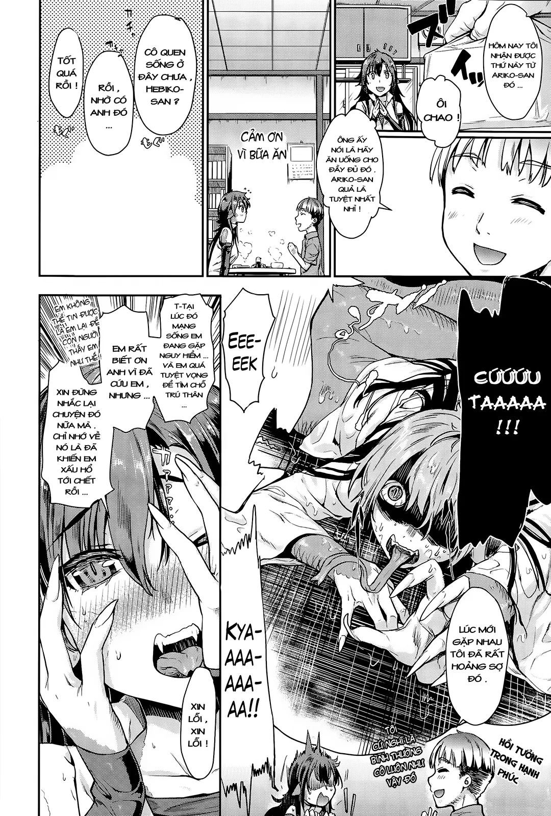 HentaiVN.net - Ảnh 3 - Slithering Hebiko-san! - Chap 1