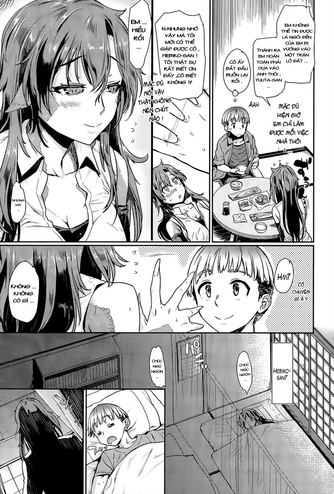 HentaiVN.net - Ảnh 4 - Slithering Hebiko-san! - Chap 1