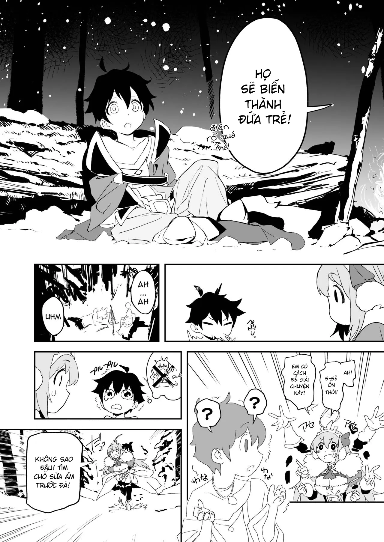 HentaiVN.net - Ảnh 4 - Pecorine to Shota Kishi-kun (Princess Connect! Re:Dive) [コリーヌとショタきしくん (プリンセスコネクト!Re:Dive)] - Chap 1