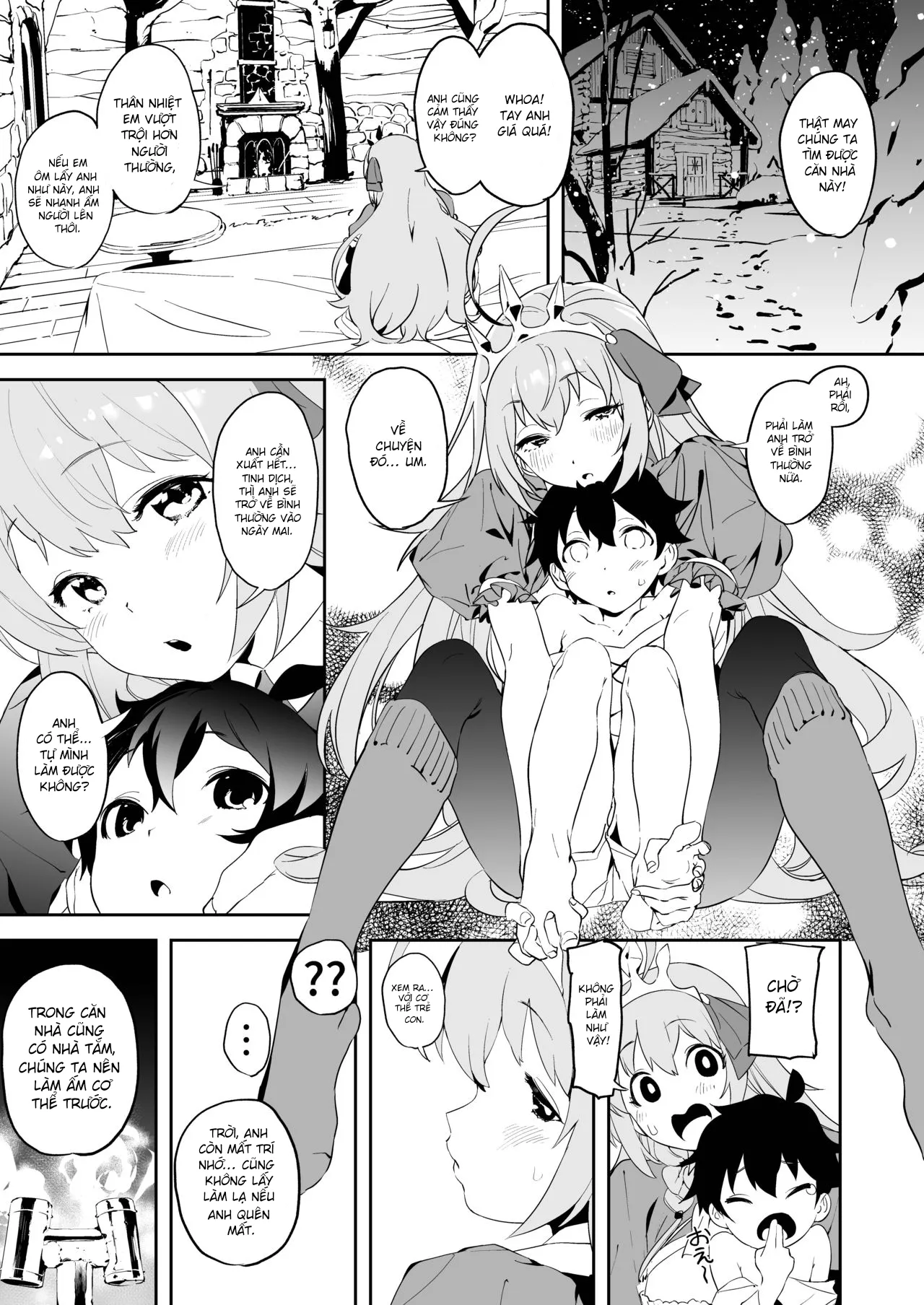 HentaiVN.net - Ảnh 5 - Pecorine to Shota Kishi-kun (Princess Connect! Re:Dive) [コリーヌとショタきしくん (プリンセスコネクト!Re:Dive)] - Chap 1