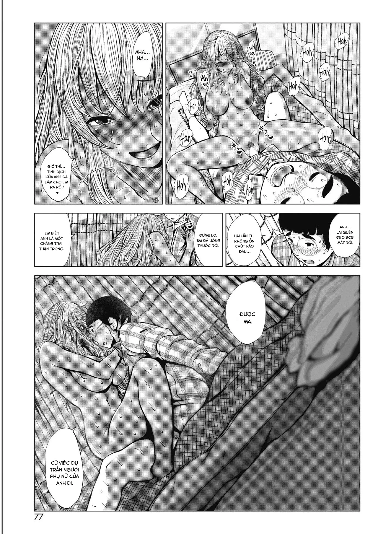 HentaiVN.net - Ảnh 18 - Sonogo no Kuro Gal-chan to Megane-kun - Chap 1