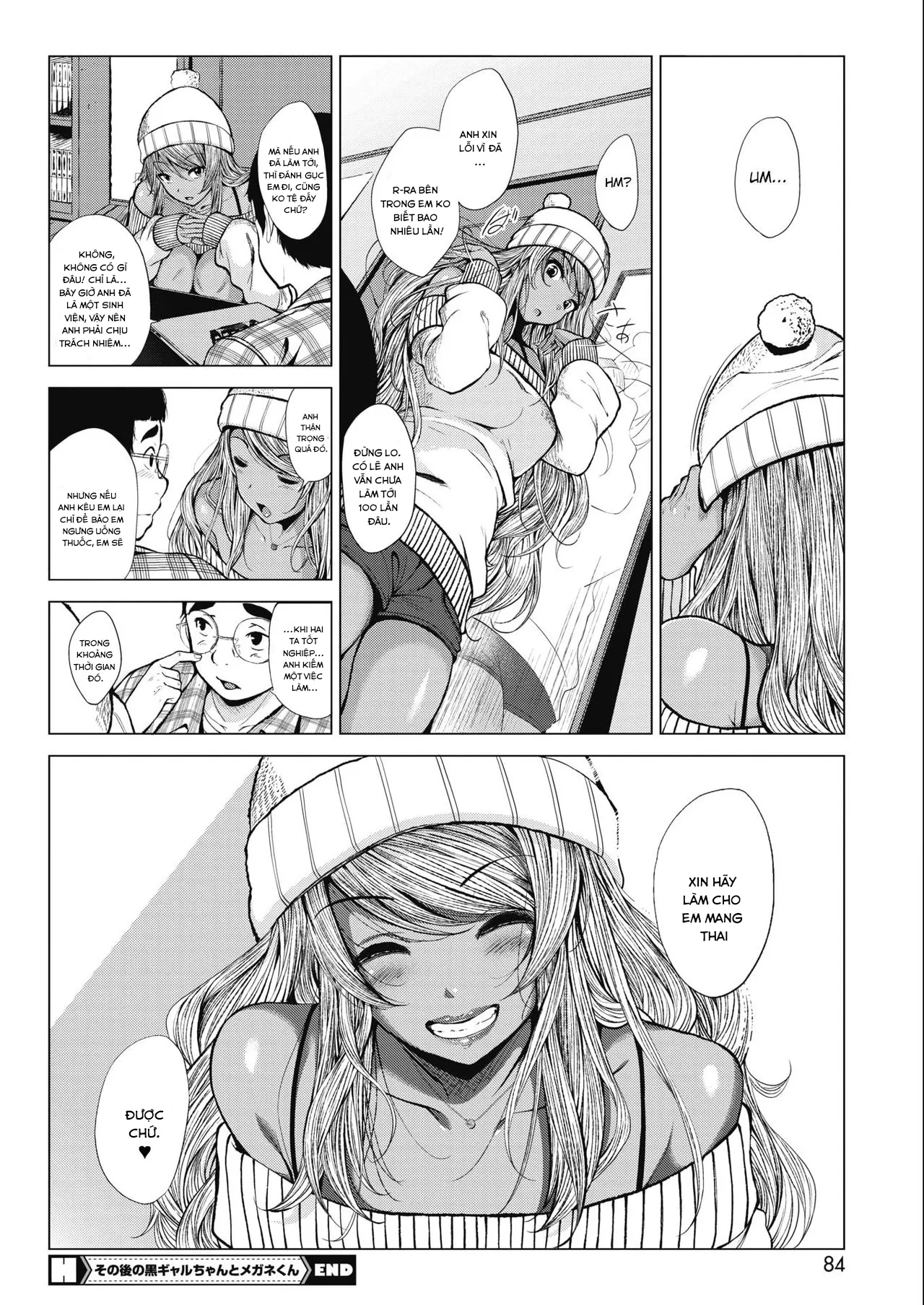 HentaiVN.net - Ảnh 25 - Sonogo no Kuro Gal-chan to Megane-kun - Chap 1