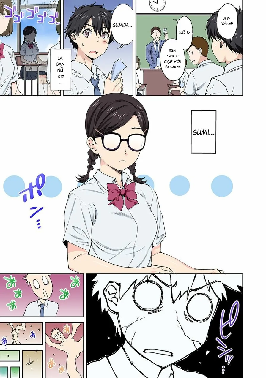 HentaiVN.net - Ảnh 10 - Cậu Muốn Làm Chuyện Ấy Với Tớ Không? [Sex no Yoshuu Shimasen ka?; ~Seikou no Jitsugi Shiken ga Douny; Sareta Shakai~; セックスの予習しませんか? ; 性交の実技試験が導入された社会～] - Chap 1