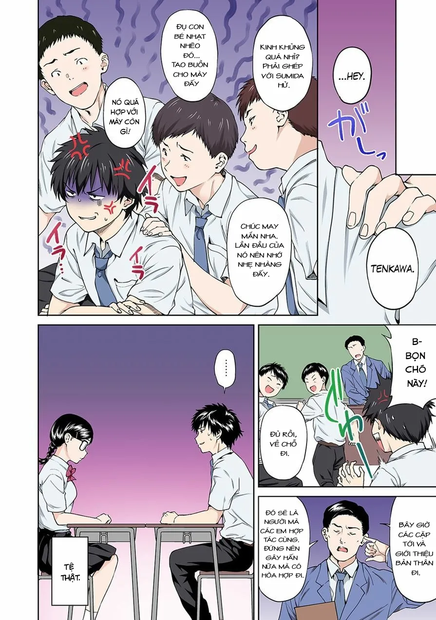 HentaiVN.net - Ảnh 11 - Cậu Muốn Làm Chuyện Ấy Với Tớ Không? [Sex no Yoshuu Shimasen ka?; ~Seikou no Jitsugi Shiken ga Douny; Sareta Shakai~; セックスの予習しませんか? ; 性交の実技試験が導入された社会～] - Chap 1