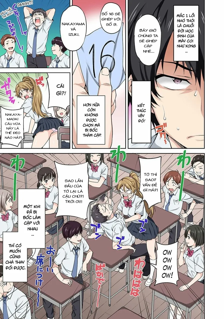 HentaiVN.net - Ảnh 8 - Cậu Muốn Làm Chuyện Ấy Với Tớ Không? [Sex no Yoshuu Shimasen ka?; ~Seikou no Jitsugi Shiken ga Douny; Sareta Shakai~; セックスの予習しませんか? ; 性交の実技試験が導入された社会～] - Chap 1