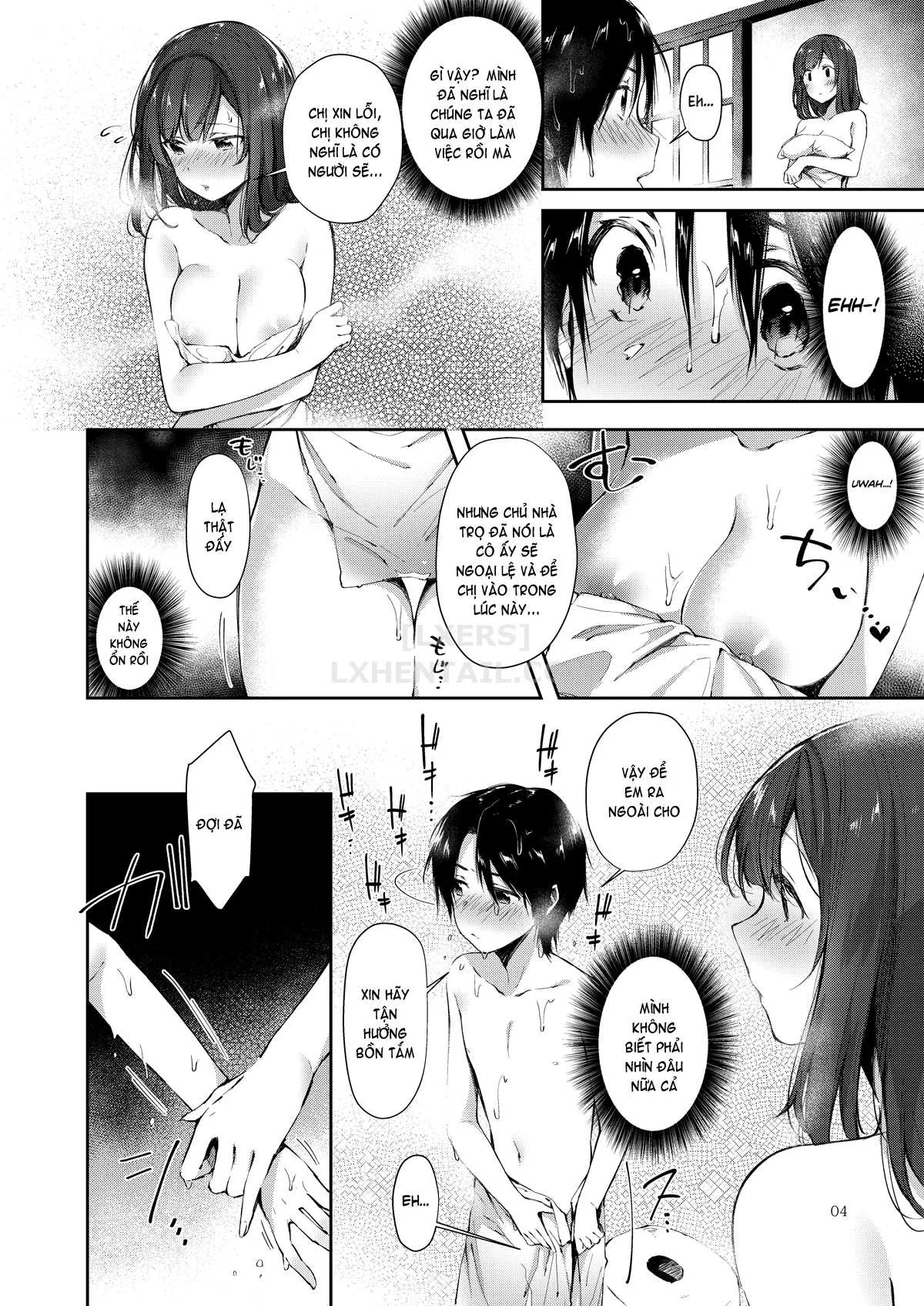 HentaiVN.net - Ảnh 4 - Natural Boobies Hot-Springs [Gensen Oppai Kakenagashi] - Chap 1