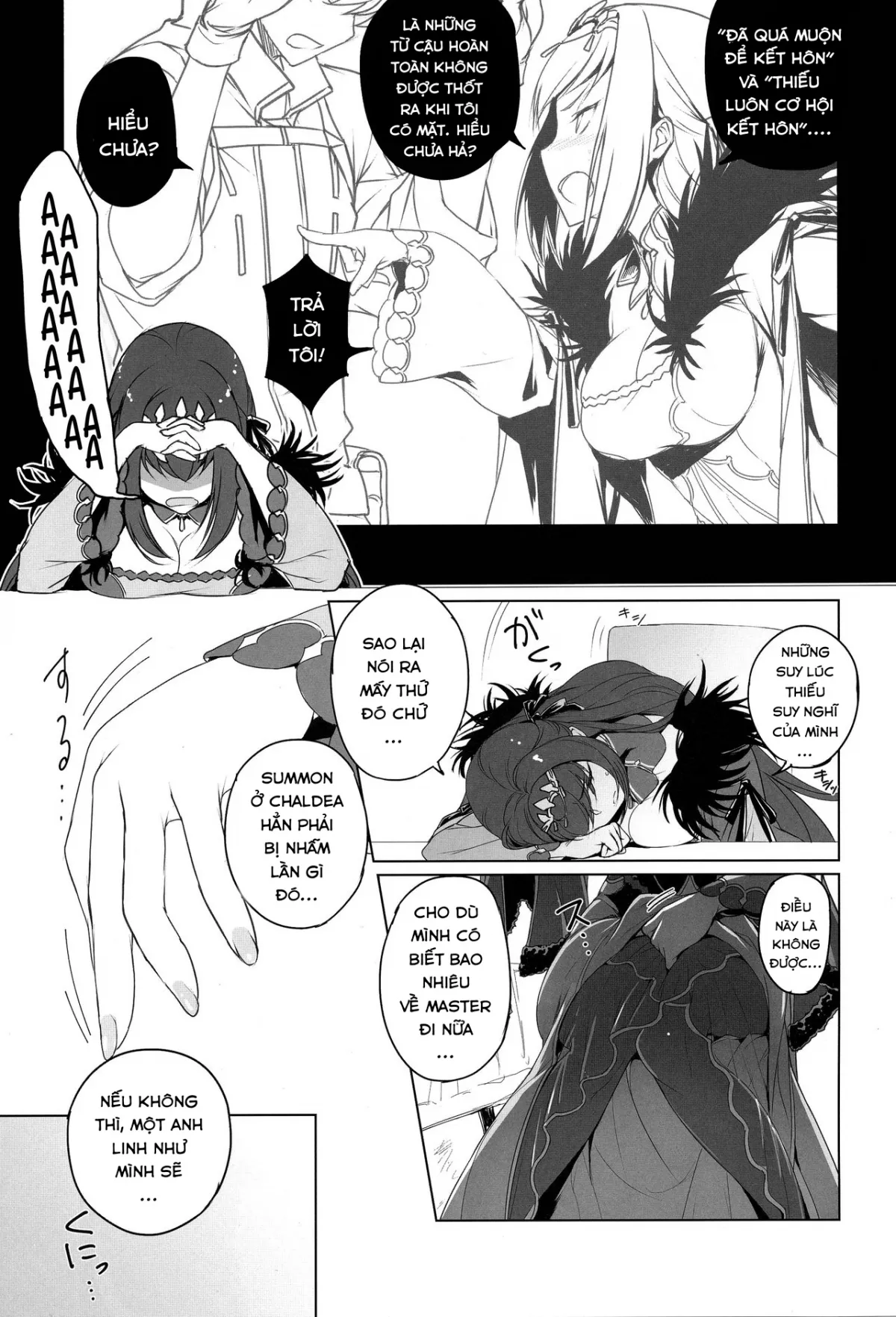 HentaiVN.net - Ảnh 3 - Tôi thử hỏi Skadi-sama về làm tình. [Scathach-sama ni H na Onegai Shitemita; スカサハ様にHなお願いしてみた; I Tried Asking Scathach-sama For Sex] - Chap 1