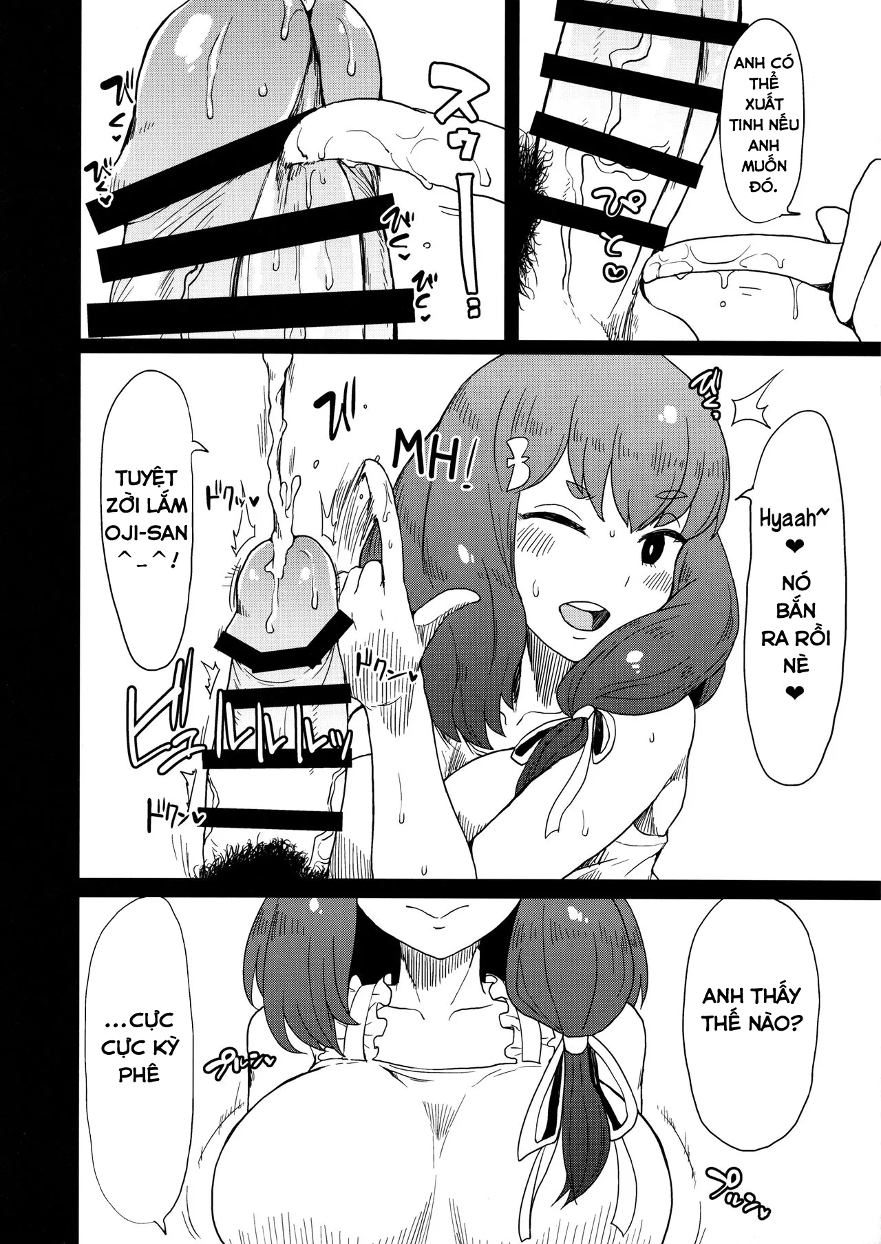 HentaiVN.net - Ảnh 8 - Thiên Thần Dú Bự Bán Dâm! [Honban nashi! Feather Touch Hajime-chan] - Chap 1