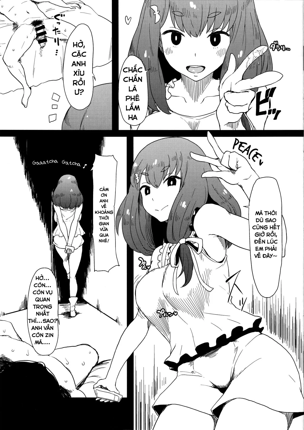 HentaiVN.net - Ảnh 9 - Thiên Thần Dú Bự Bán Dâm! [Honban nashi! Feather Touch Hajime-chan] - Chap 1