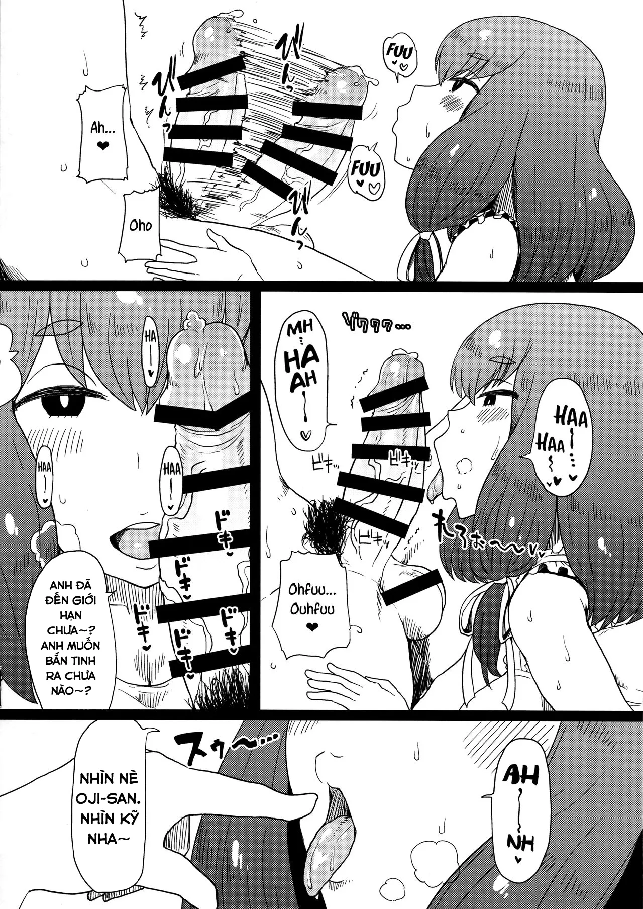 HentaiVN.net - Ảnh 7 - Thiên Thần Dú Bự Bán Dâm! [Honban nashi! Feather Touch Hajime-chan] - Chap 1