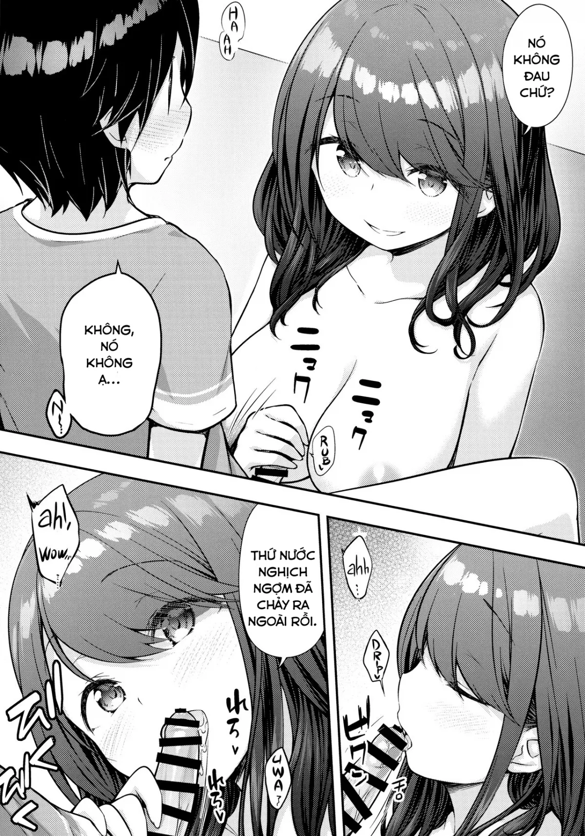 HentaiVN.net - Ảnh 8 - Aniyome ni Fudeoroshi Shite Morau Ohanashi [A Story About Cherry Popping by An Older Brother's Wife] - Chap 1