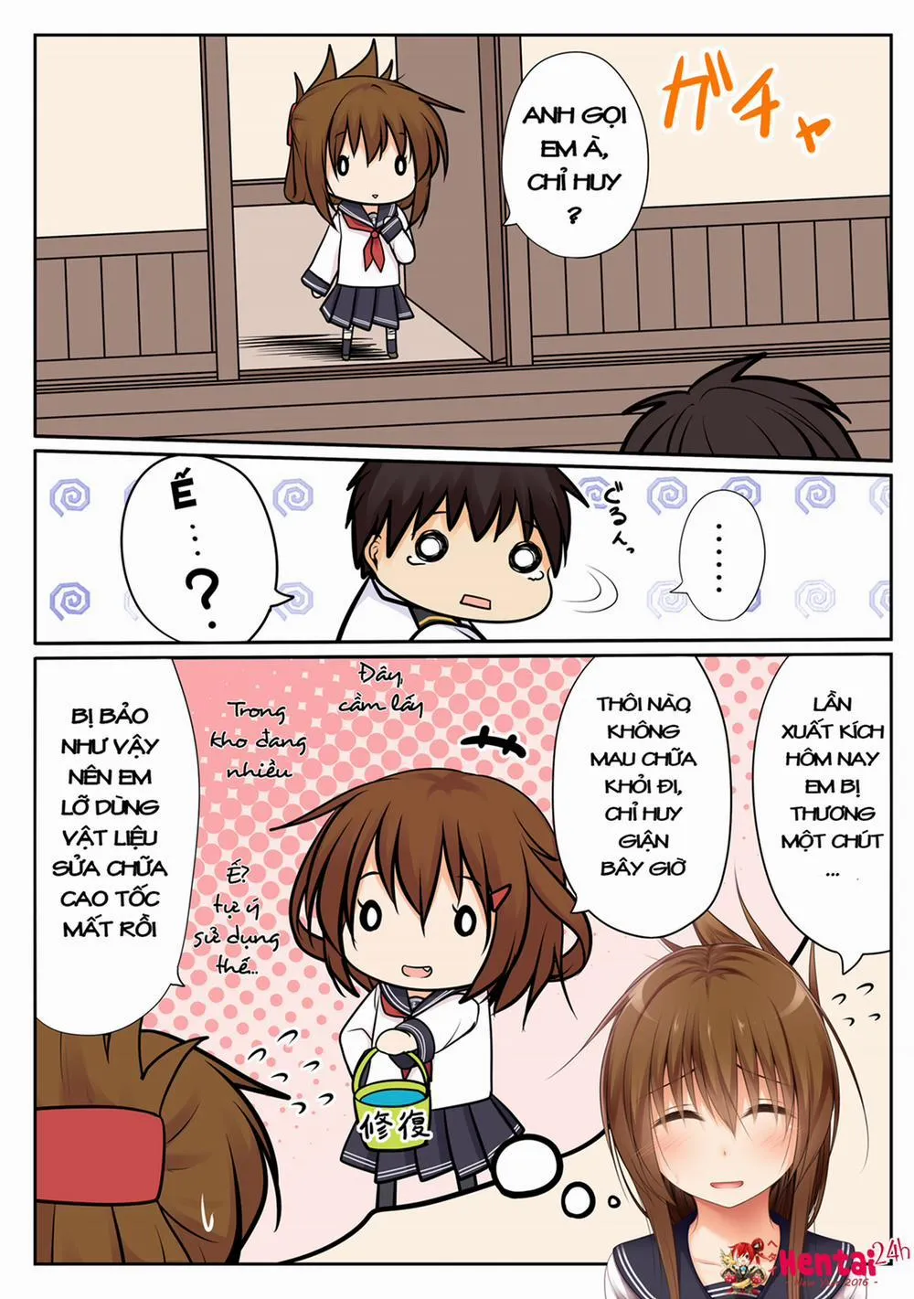 HentaiVN.net - Ảnh 3 - Inazuma Wa Tenshi (Kantai Collection) - Chap 1