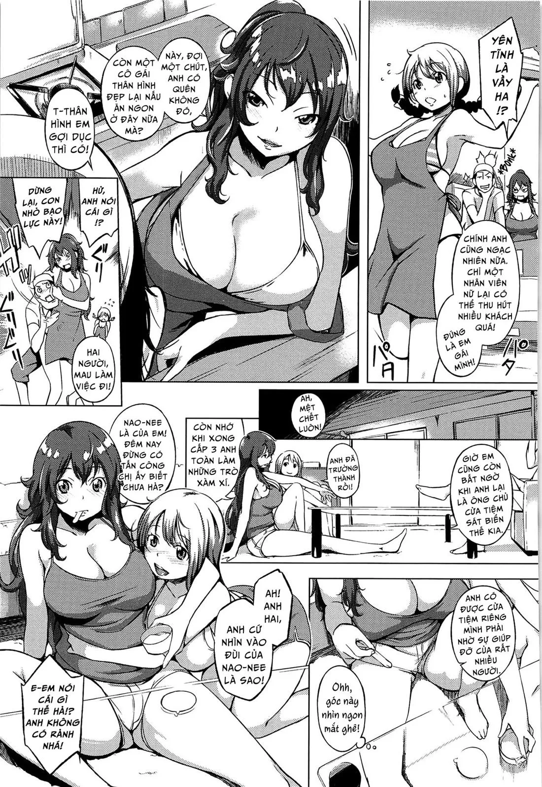 HentaiVN.net - Ảnh 3 - Slight Fever with my Cousin [Itoko to Binetsu (Hatsujou Complex)] - Chap 1