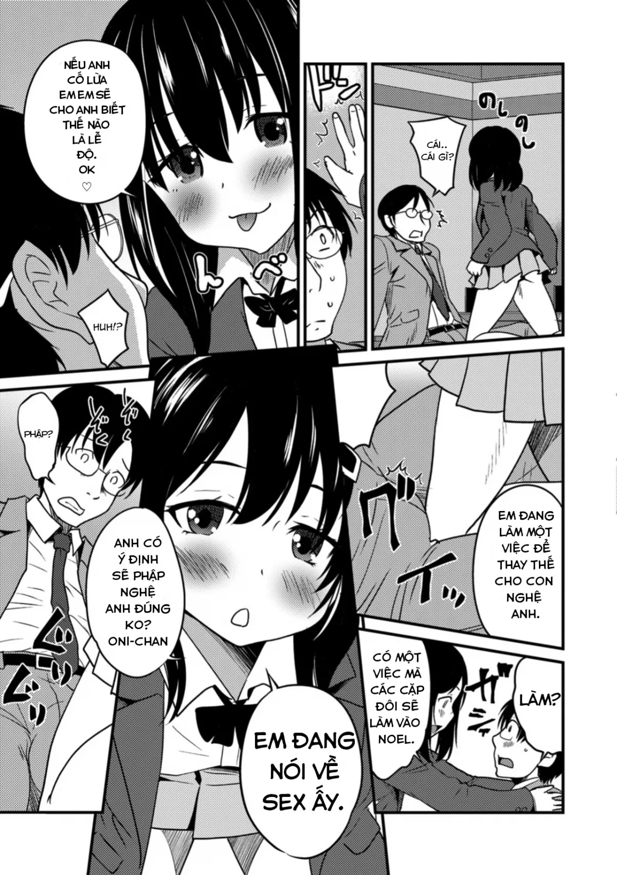 HentaiVN.net - Ảnh 10 - Cô nàng của tôi [Sei naru Yoru ni Tenshi to Au] - Chap 1