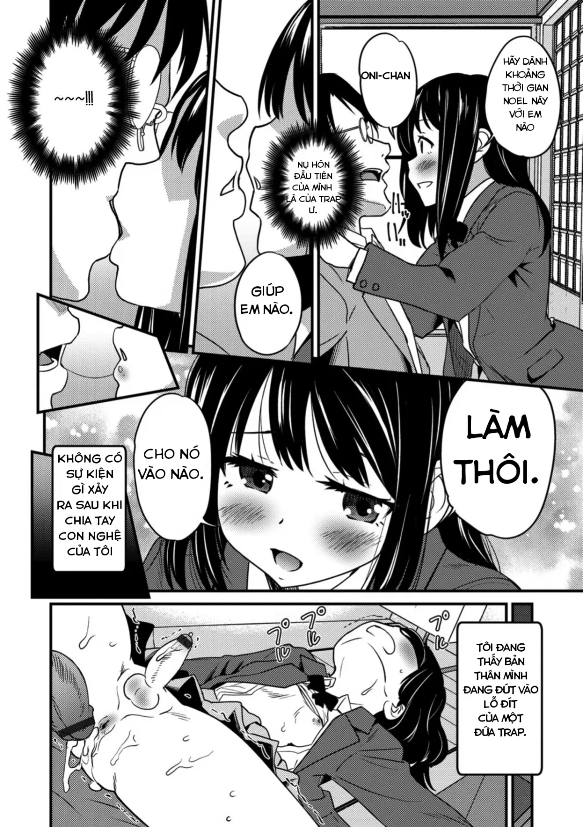 HentaiVN.net - Ảnh 13 - Cô nàng của tôi [Sei naru Yoru ni Tenshi to Au] - Chap 1