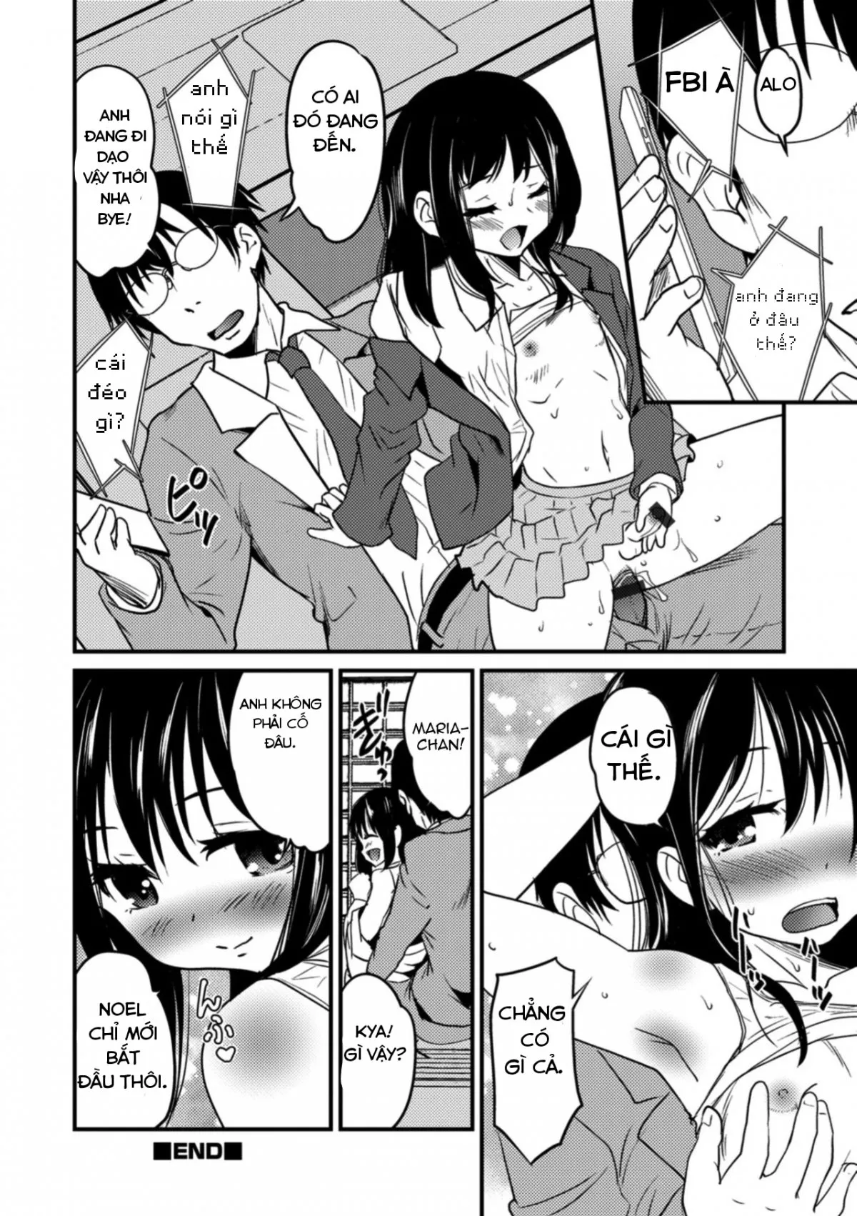 HentaiVN.net - Ảnh 21 - Cô nàng của tôi [Sei naru Yoru ni Tenshi to Au] - Chap 1
