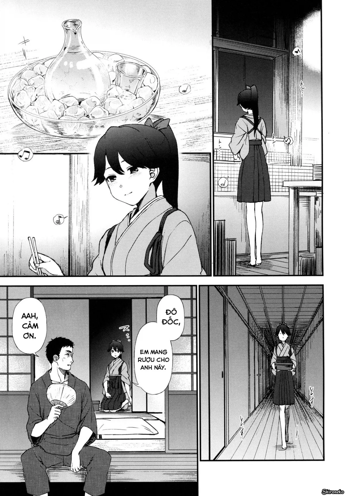 HentaiVN.net - Ảnh 3 - Yohi ni Midareshi (Kantai Collection -KanColle-) [Miserably Drunk] - Chap 1