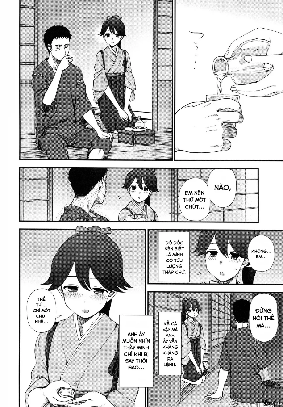 HentaiVN.net - Ảnh 4 - Yohi ni Midareshi (Kantai Collection -KanColle-) [Miserably Drunk] - Chap 1