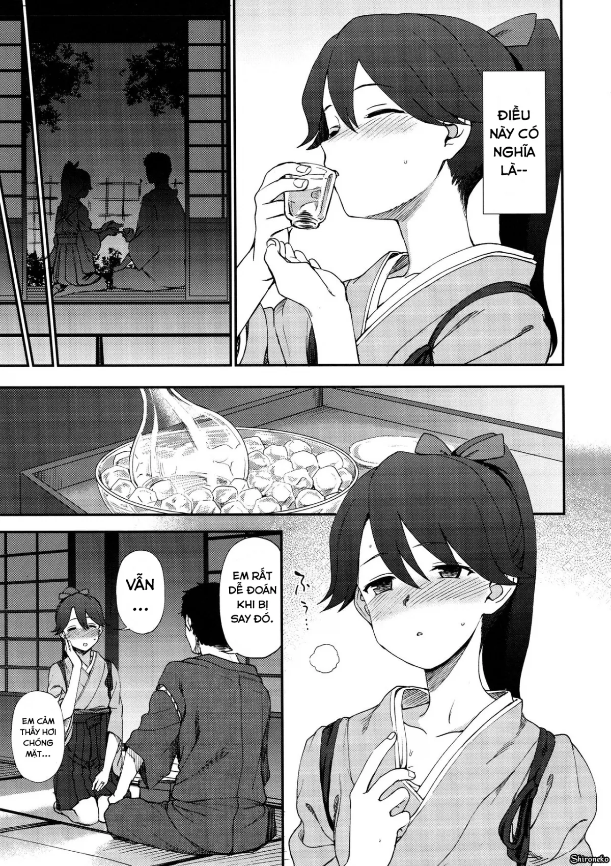 HentaiVN.net - Ảnh 5 - Yohi ni Midareshi (Kantai Collection -KanColle-) [Miserably Drunk] - Chap 1