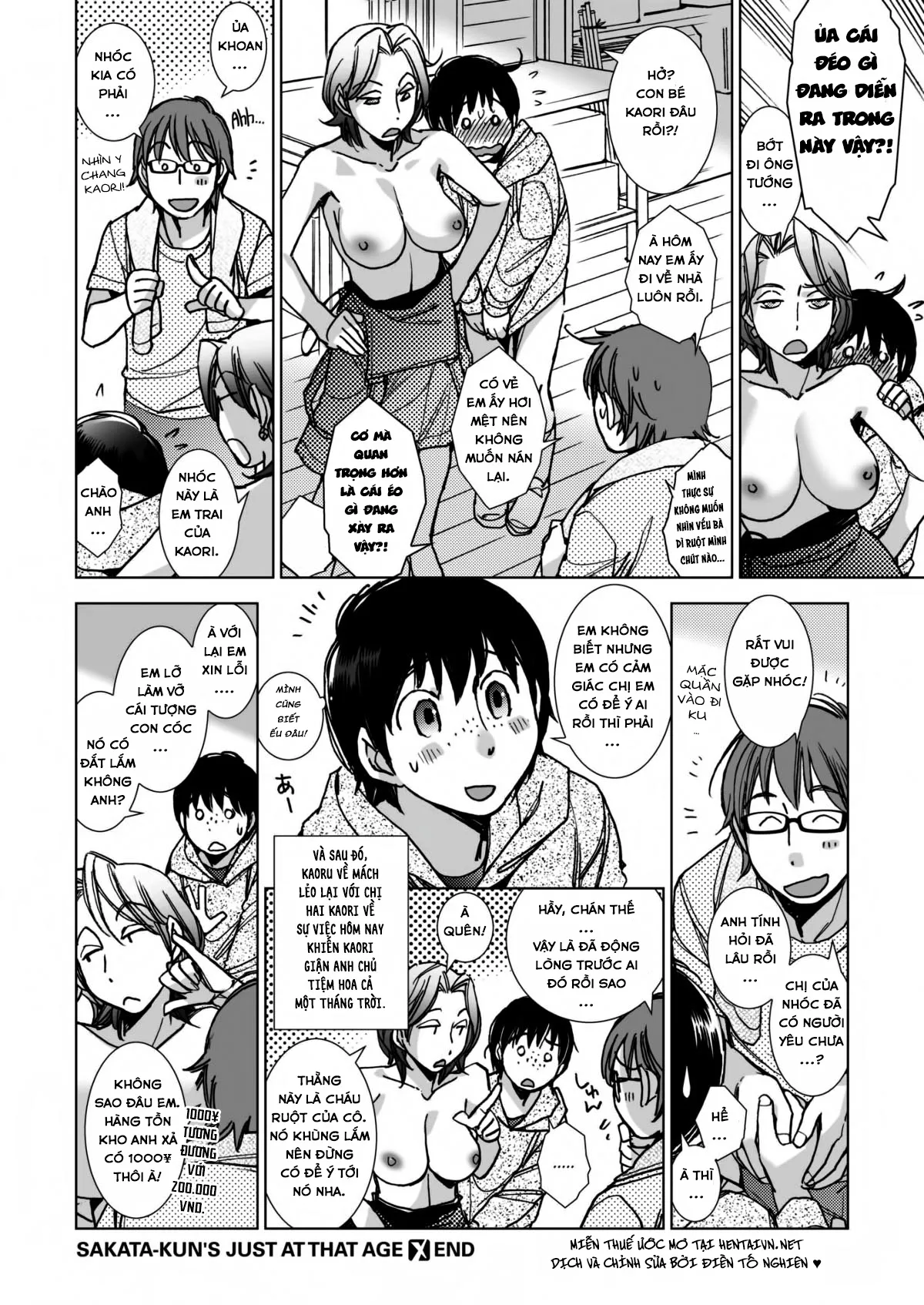 HentaiVN.net - Ảnh 21 - Cửa Hàng Bán Hoa Diệu Kỳ! [Sakata-kun's Just at That Age] - Chap 1