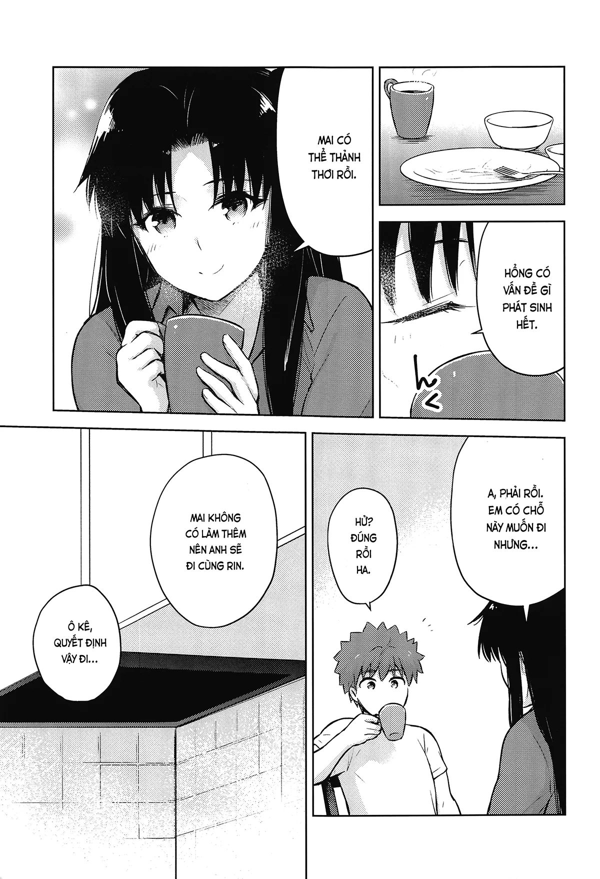 HentaiVN.net - Ảnh 3 - Học kỳ hai (Fate/stay night) [Second Semester (Fate／stay night)] - Chap 1