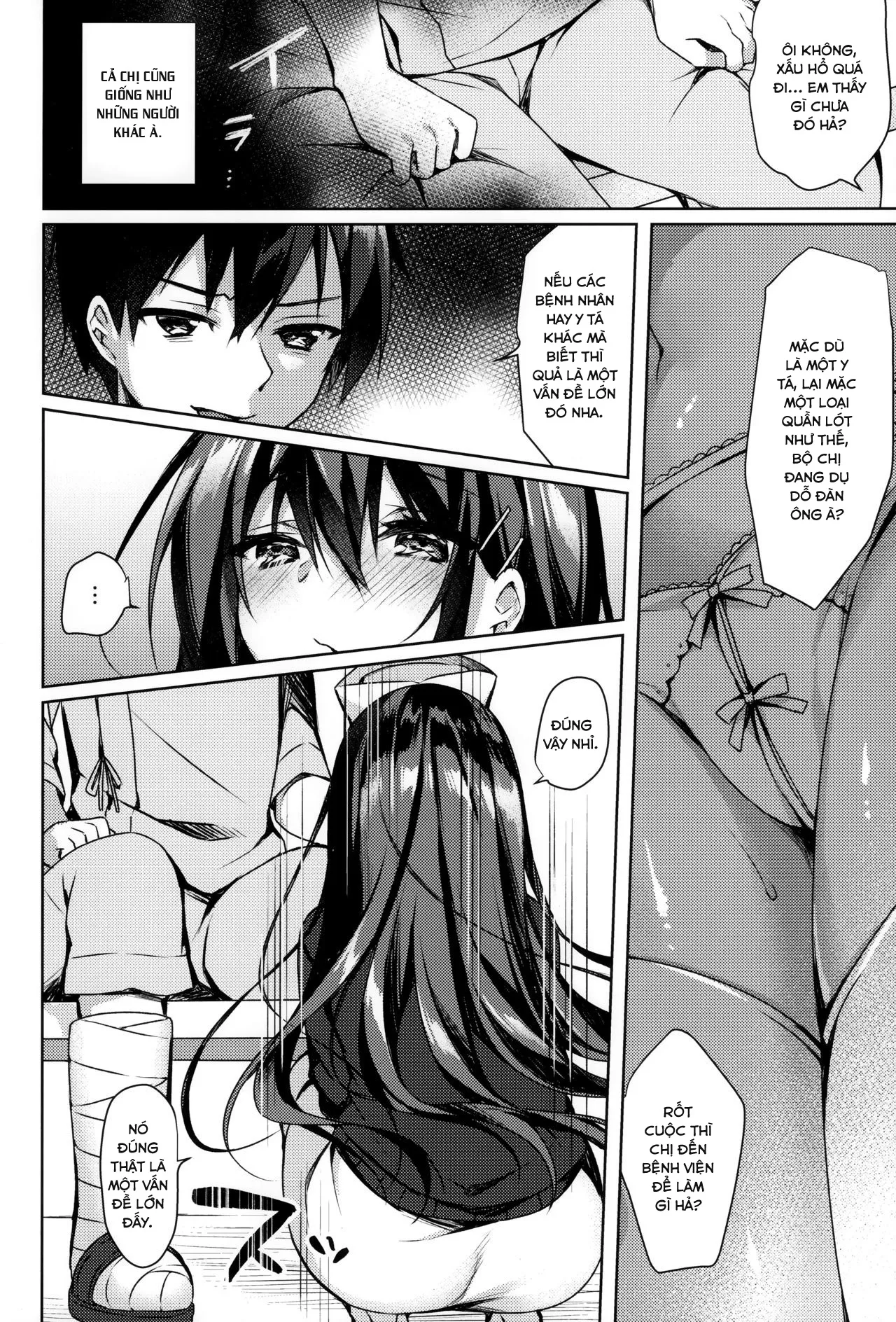 HentaiVN.net - Ảnh 7 - Sonna Pants de Nurse ka yo [そんなパンツでナースかよ] - Chap 1