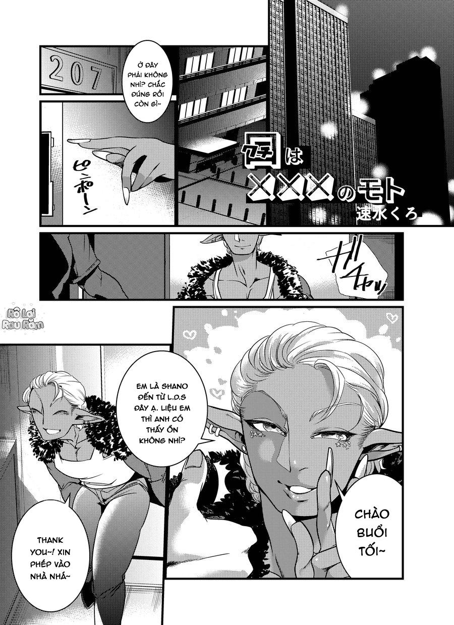 HentaiVN.net - Ảnh 2 - ShokushuxDark Elf Gyaru-oh ~Kuchi wa xxx no Moto~ - Chap 1
