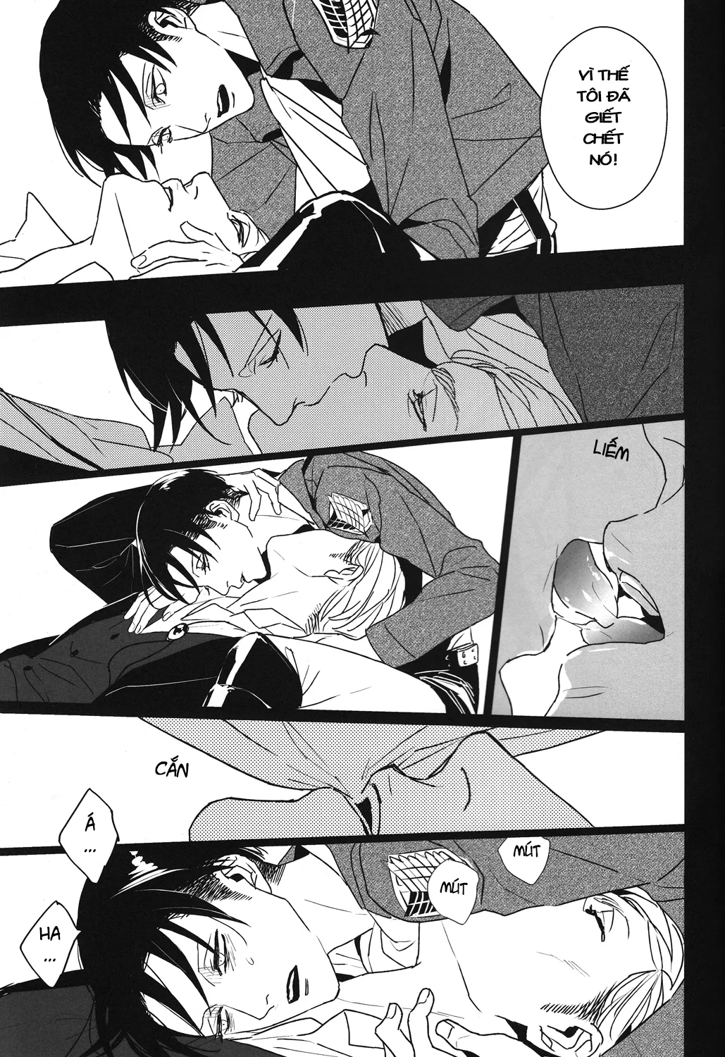 HentaiVN.net - Ảnh 25 - Icarus ga Nishi no Hate (Shingeki no Kyojin) - Chap 1
