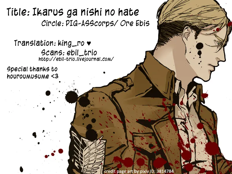 HentaiVN.net - Ảnh 36 - Icarus ga Nishi no Hate (Shingeki no Kyojin) - Chap 1