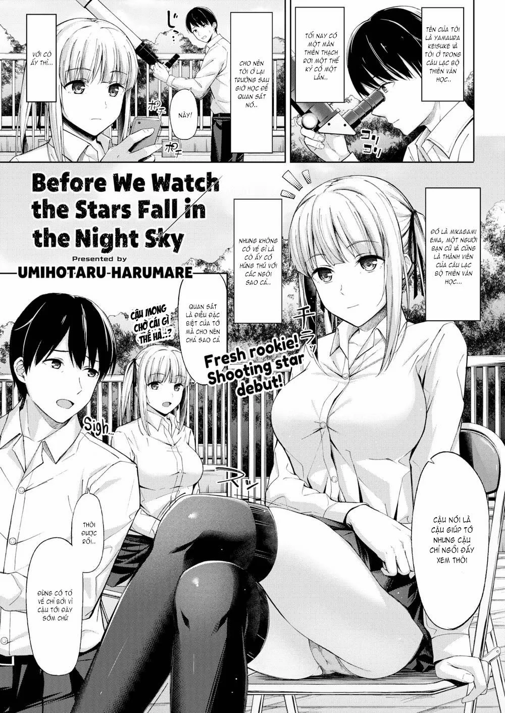 HentaiVN.net - Ảnh 3 - Before We Watch the Stars Fall in the Night Sky - Chap 1