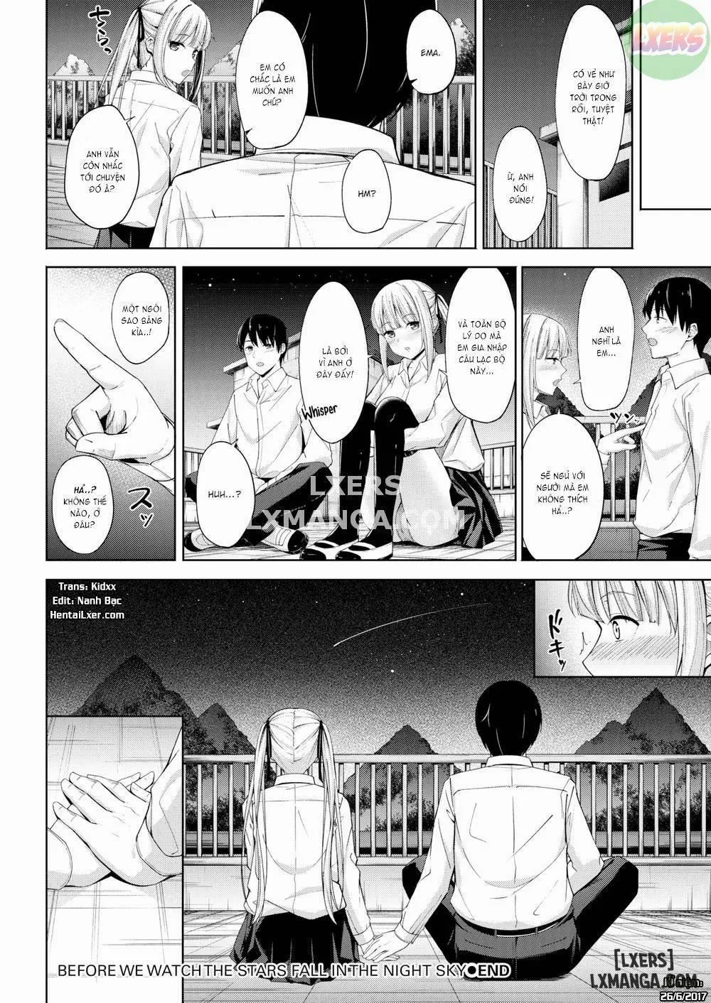 HentaiVN.net - Ảnh 18 - Before We Watch the Stars Fall in the Night Sky - Chap 2